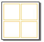 Topflight R-855W photo album 5x5 mat