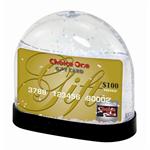 Horizontal Photo Snow Globe or Gift Card Water Dome Sphere Promotional Give-Away