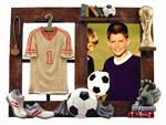 Sports Room 3-1/2x5 Resin Hockey Digital Picture Frame for Kids