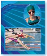 TAP Swimming Cardboard Picture Frame