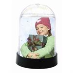 Best Selling Do-It-Yourself Photo Snowglobe Picture Frame with Black Base #2712