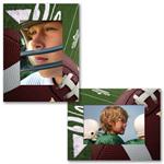 Football PF-3217 Paper Frame 4x6 or 6x4 Photo Easel